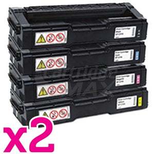 2 sets of 4 Pack Ricoh SP242 (406483-406486) Generic Toner Combo [2BK+2C+2M+2Y]