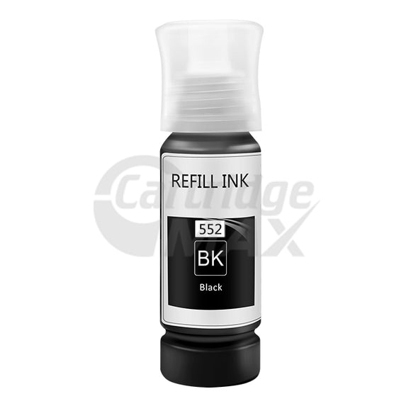 Generic Epson T552 EcoTank Black Ink Bottle C13T06V192