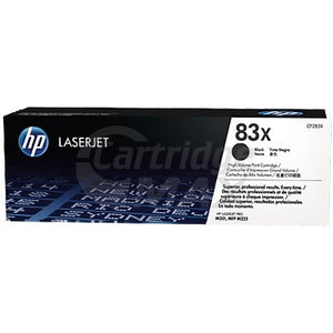 1 x HP CF283X (83X) Original Black Toner Cartridge - 2,200 Pages